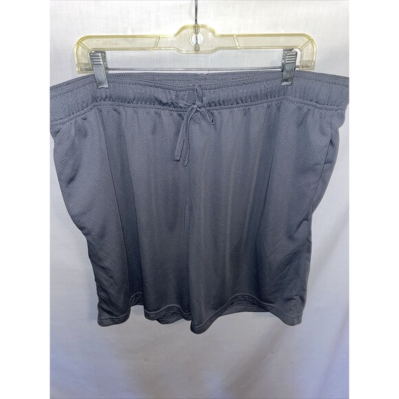 Athletic Works Training Shorts Mens Size 40-42 Gray Stretch Waist Drawstring - Picture 1 of 12